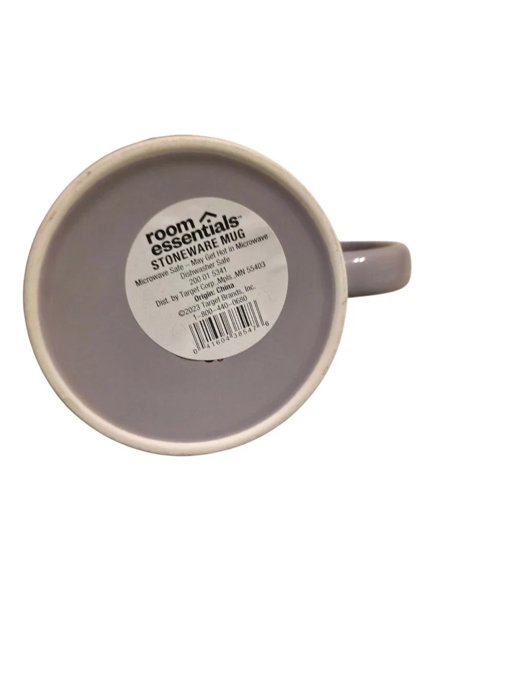 Room Essentials Lavender Dog Person Ceramic Mug